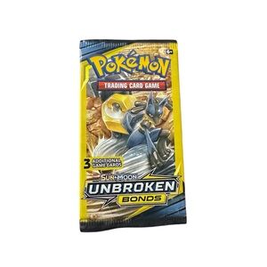 Pokemon Sun & Moon Unbroken Bonds 3 Card Packs